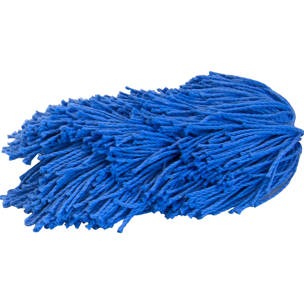 Hillyard, Trident Fixed Extension Microfiber Duster Replacement Head, Blue, 4" long Fringe, HIL20041, sold as 1 each