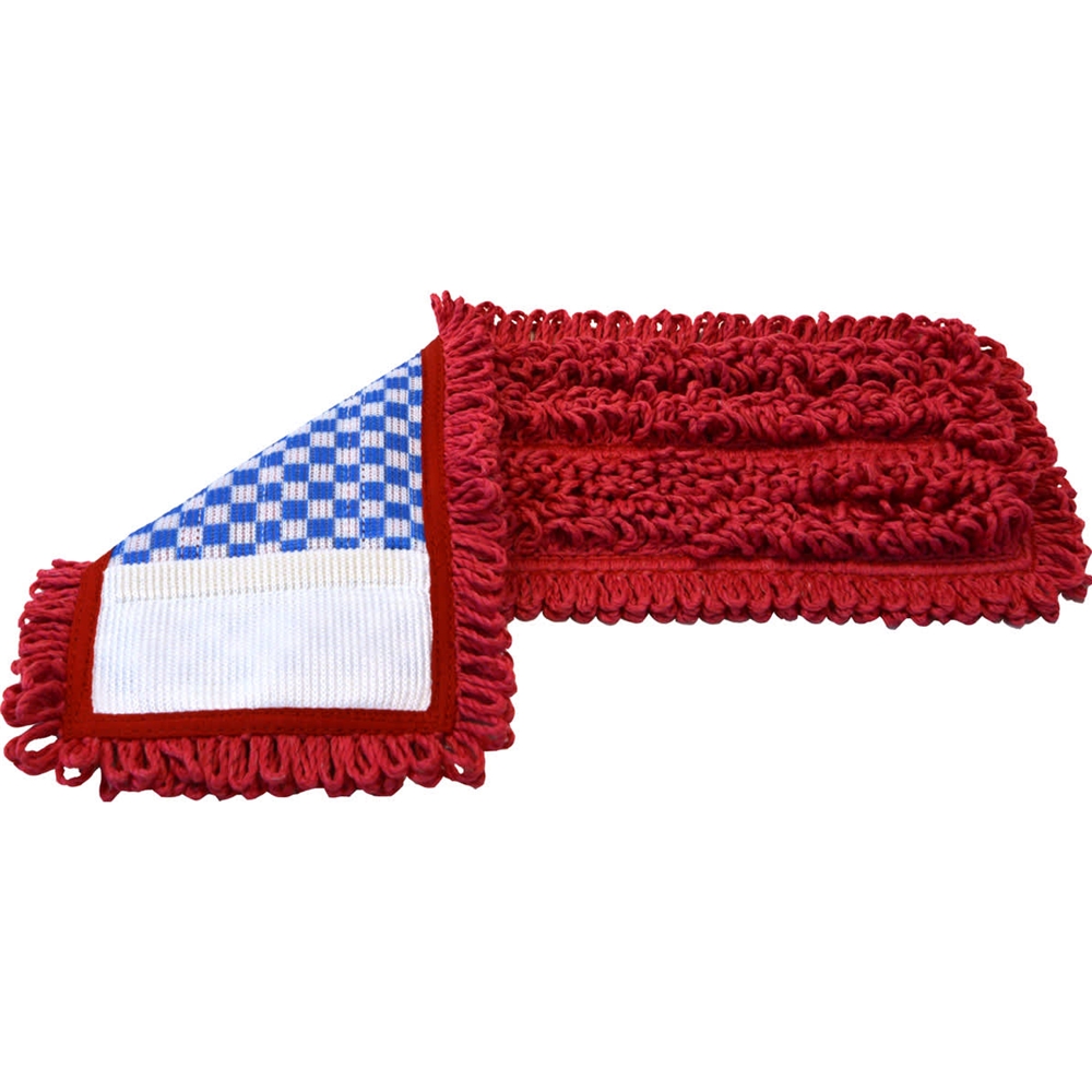 Hillyard, Trident, Premium Microfiber Mesh-Backed Pocket Mop, 18 inch, Sold as each