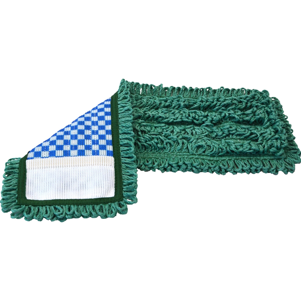 Hillyard, Trident, Premium Microfiber Mesh-Backed Pocket Mop, 18 inch, Sold as each