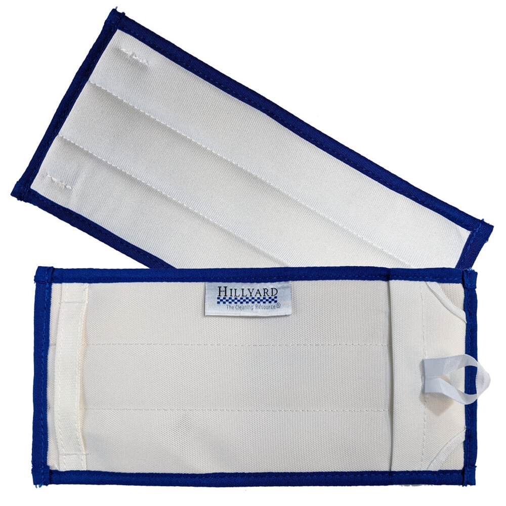 Hillyard, Trident Glass and Mirror Pocket Mop, 11 inch, Blue, HIL20059, sold as 1 each