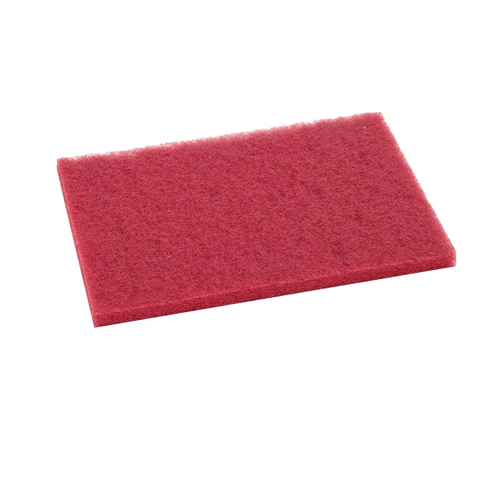 Clarke, Pad for BOS 18, 12 inch x 18 inch, Red scub and buff, 976558, 5 pads per case, sold as 1 pad