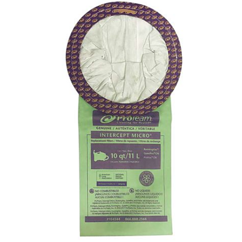ProTeam, Vacuum Bags, 104544, 10 Quart, 10 Per Pack