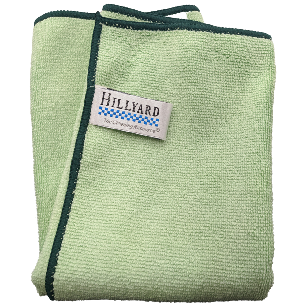 Hillyard, Trident Heavy Duty Microfiber Cloth, 16 x 16 inch, Green, HIL20021, sold as 1 each