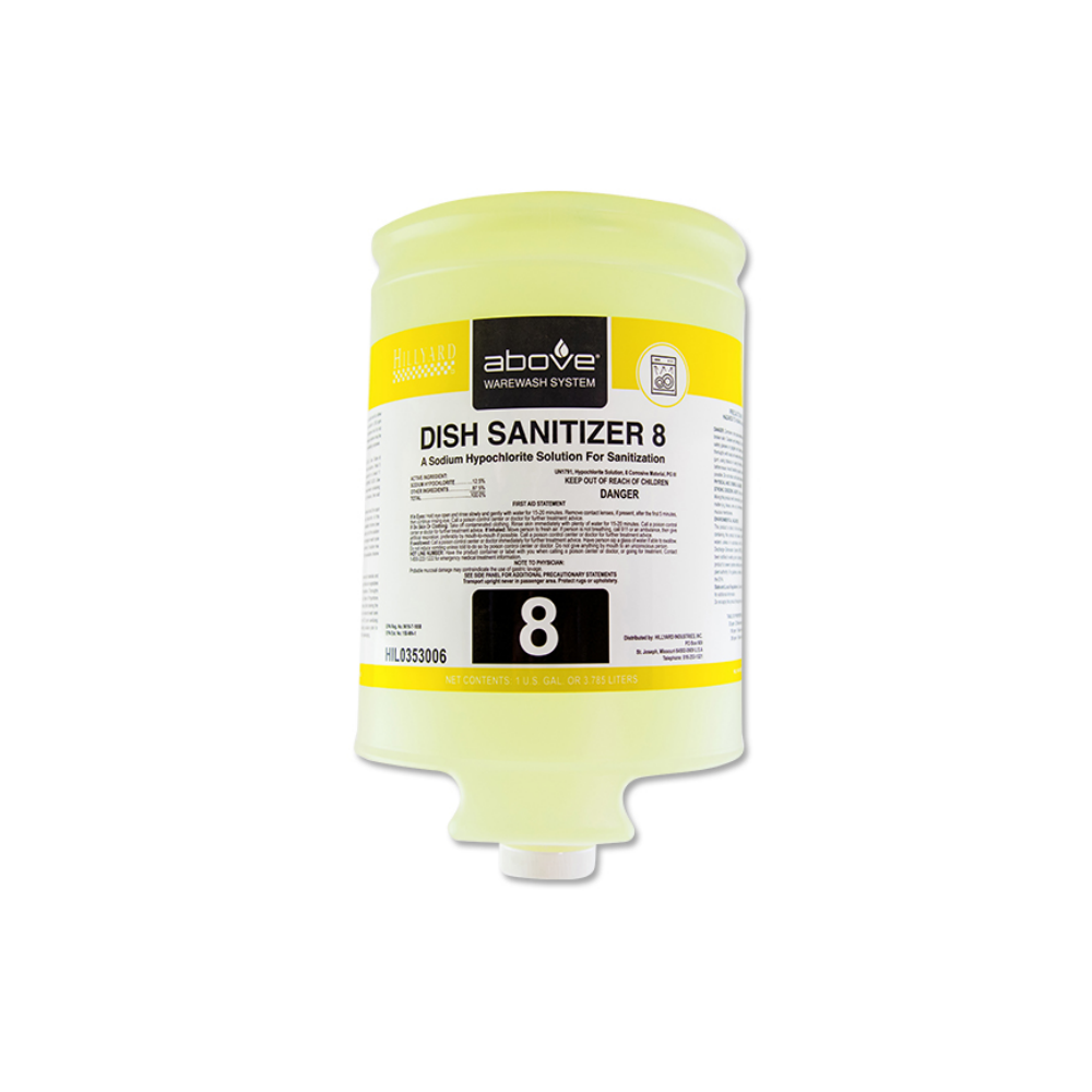 Hillyard, Above, Dish Sanitizer #8, 1 Gal, each