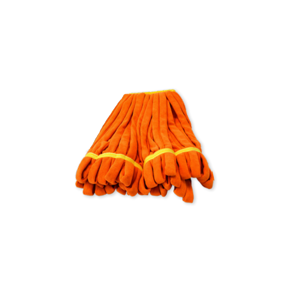 Hillyard, Trident, Large Microfiber Looped End Tube Mop, Orange, HIL20069, 12 per case, sold as 1 each