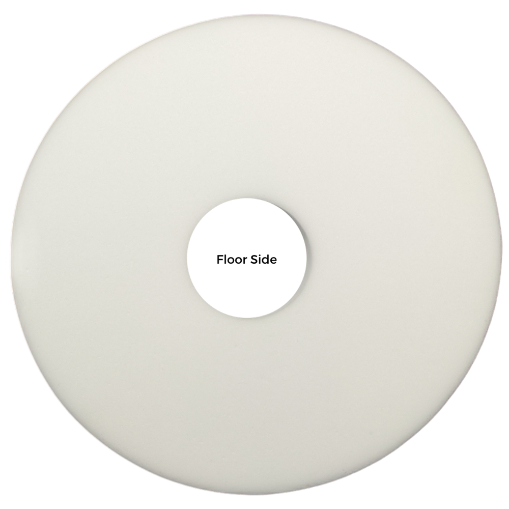 Americo , Xtract, Round Floor Pad, 12", White, each