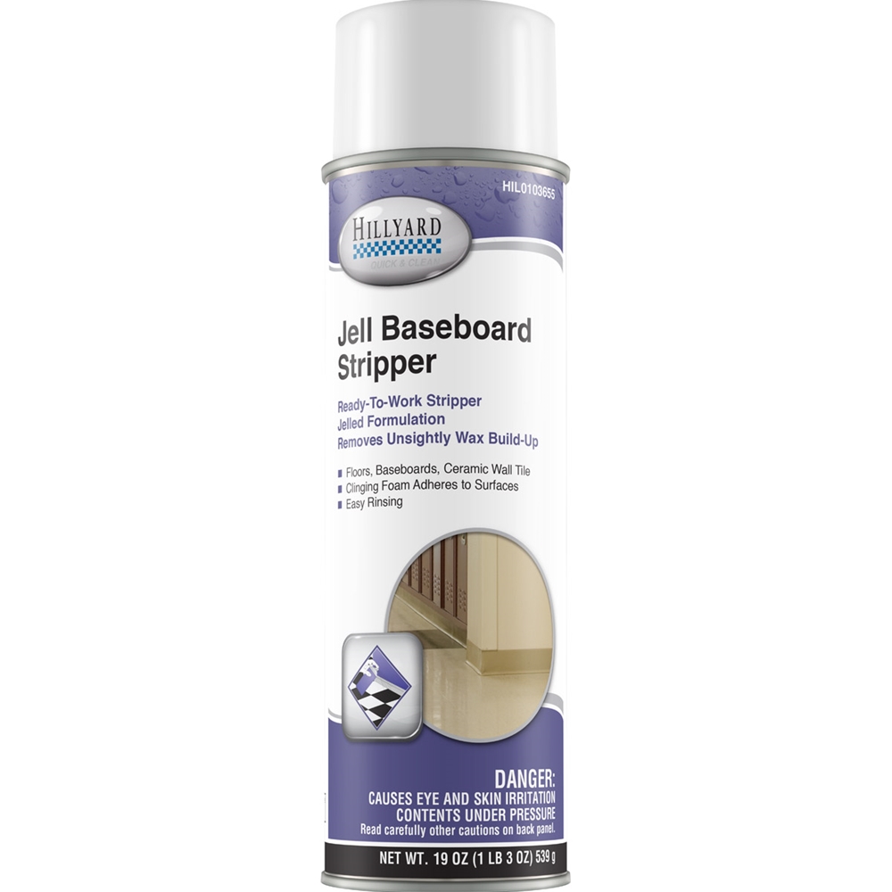 Hillyard, Aerosol, Jell Baseboard Stripper, 19 oz, each