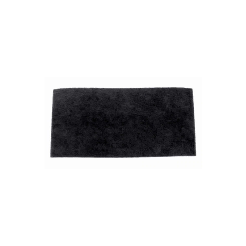 Clarke, Black Strip Pad, Rectangle, 14x20, Black