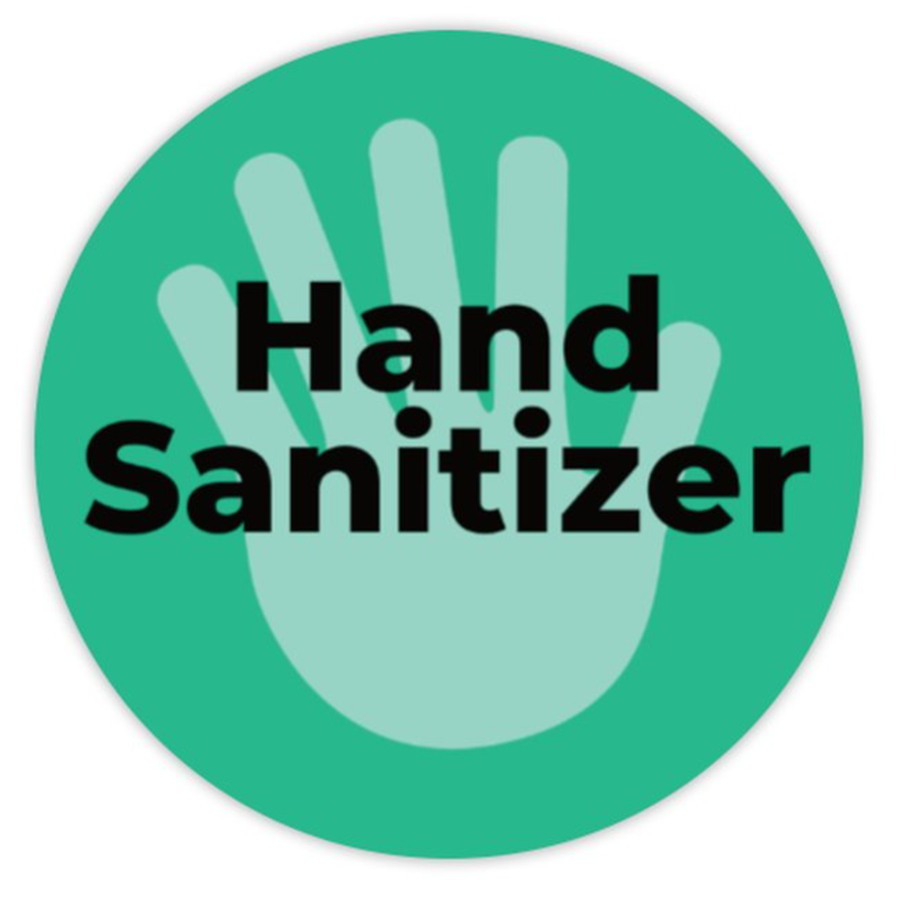 d2000391 hand sanitizer label