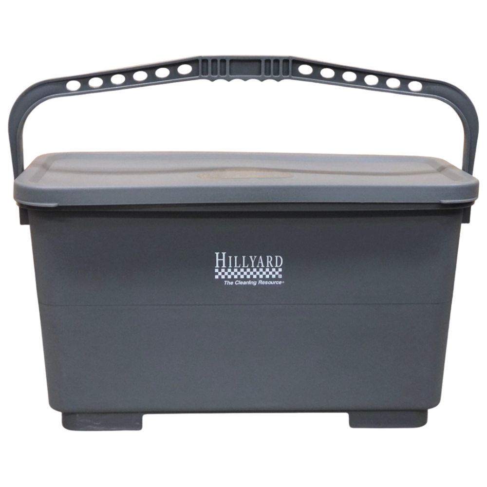 Hillyard, Trident, Pre-Treat Bucket w/ Sealing Lid, Grey, Large, 6 Gallon, HIL20012, Sold as each.