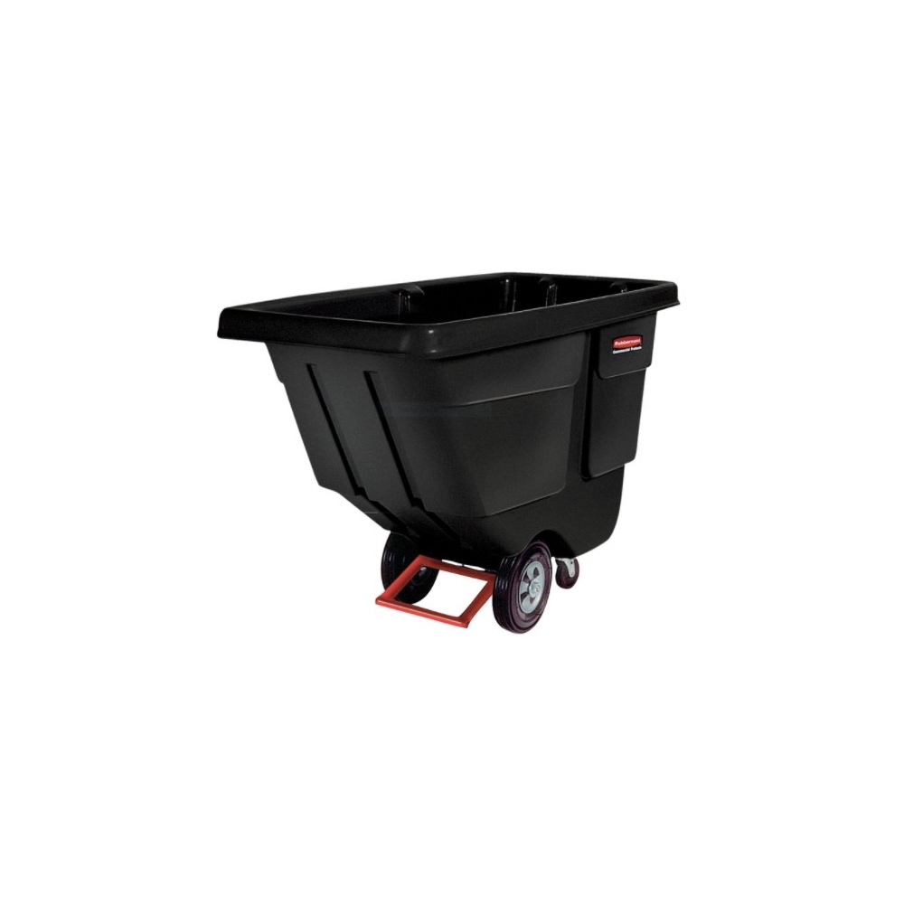 Rubbermaid, Utility Duty Tilt Truck, Rotational Molded, RUB1304BK