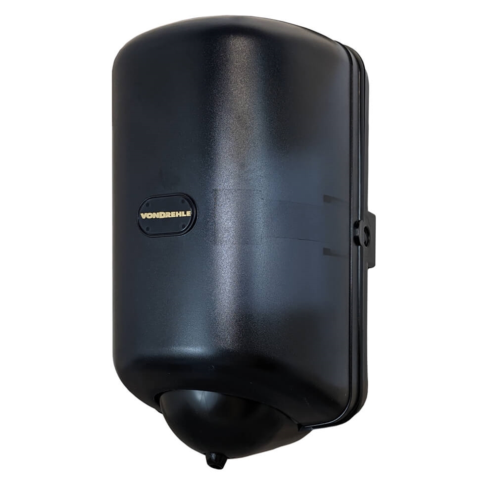 vonDrehle, Universal, Paper Towel Dispenser, Mini Center Pull - Button, Center Pull, Black
