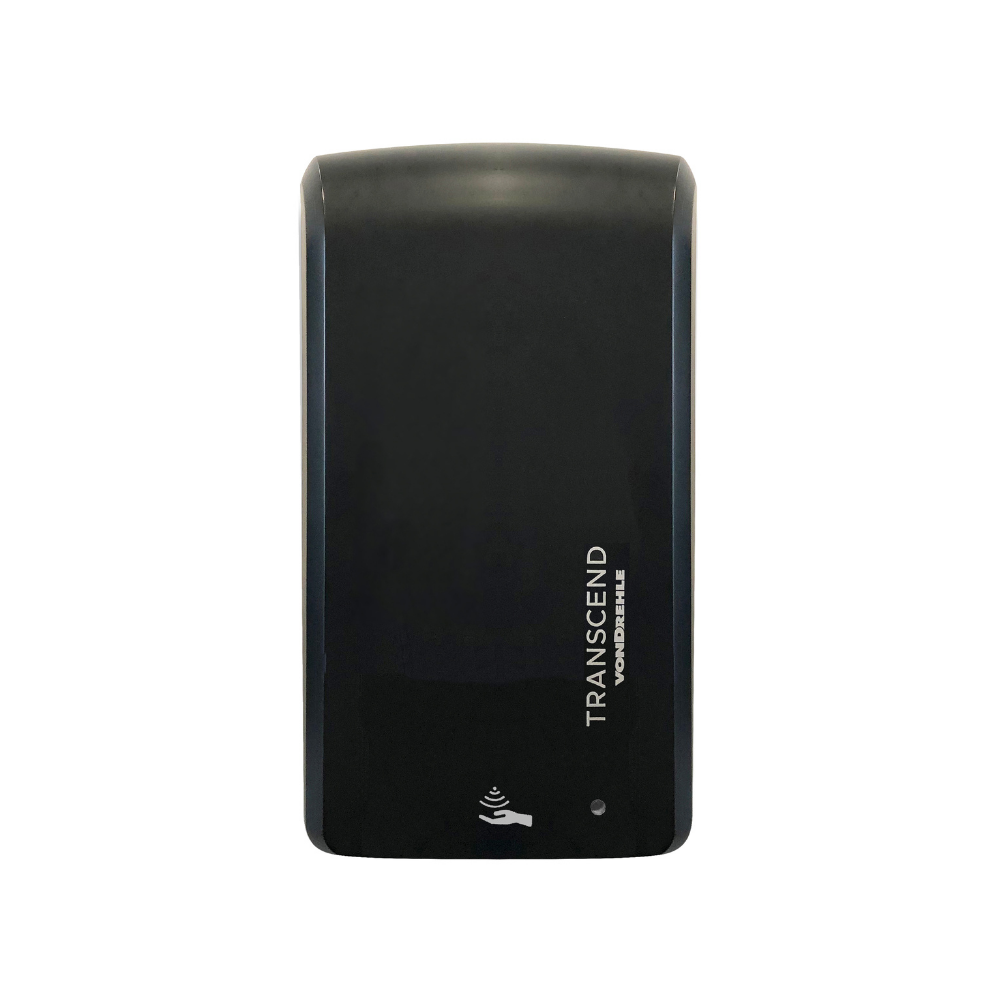 vonDrehle, Transcend, Automatic Hand Hygiene Dispenser, Black, TE100B, Sold as each.