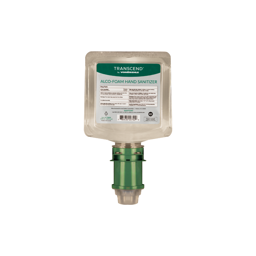 Marcal, Transcend, Alco Foam Hand Sanitizer, 1250 mL, Case