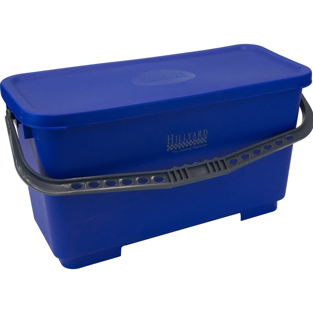 Hillyard, Trident, Pre-Treat Bucket w/ Sealing Lid, Blue, Large, 6 Gallon, HIL20011, Sold as each.