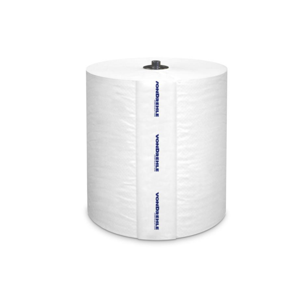 vonDrehle, Transcend, Hardwound Roll Towels, 800 ft, White, case of 6 rolls