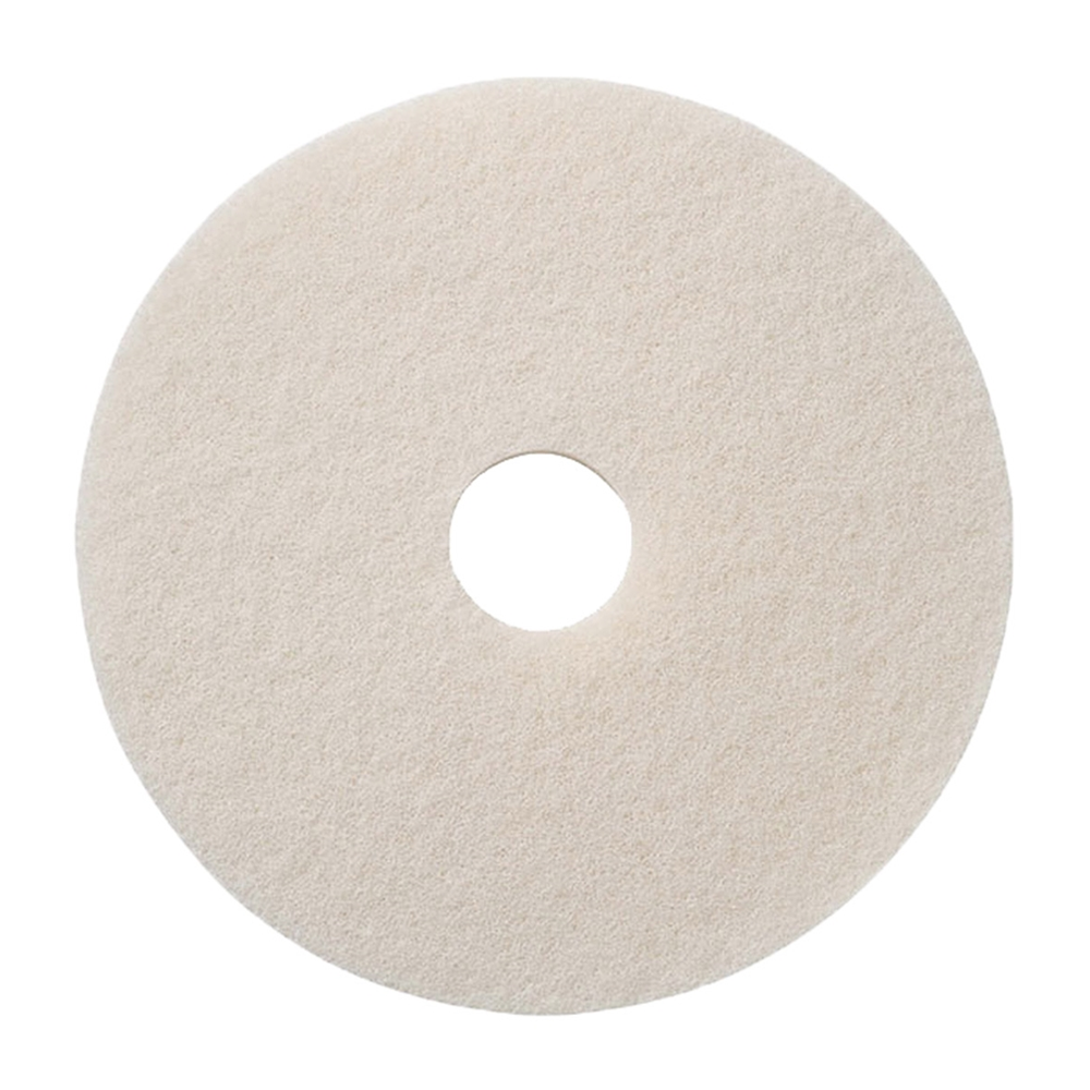 Hillyard, White Polish Pad, Round, 13 inch, HIL42013