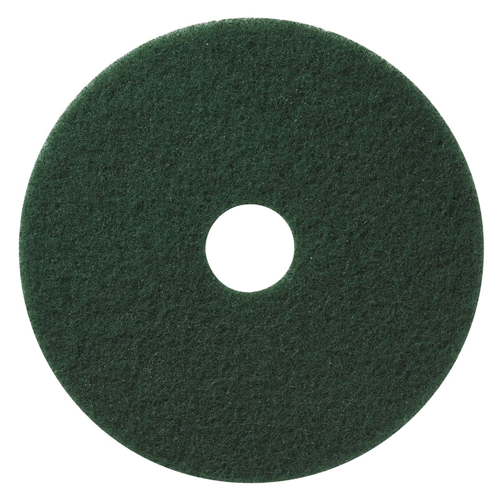 Hillyard, Green Scrub Pad, Round, 16 Inch, HIL42816