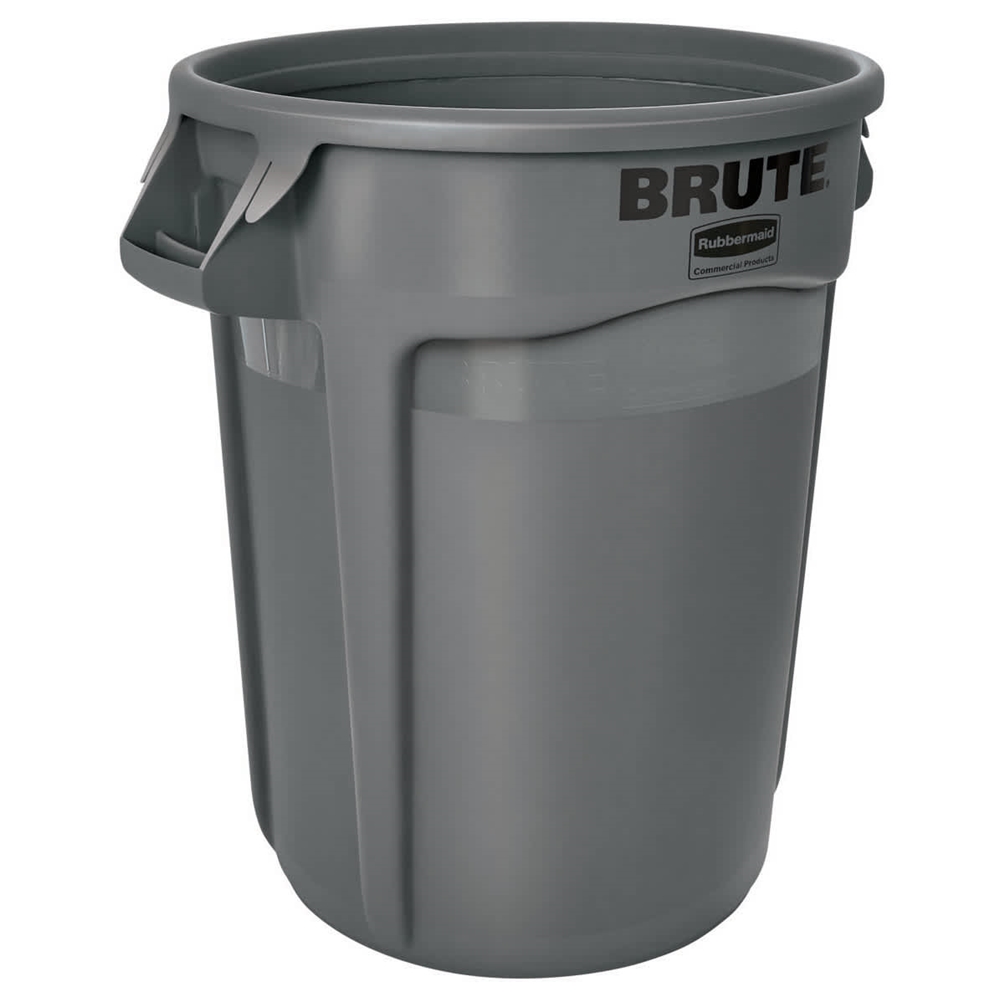Rubbermaid, Brute Waste Container 2632, 32 gallon, gray, RUB2632GY, sold as 1 can