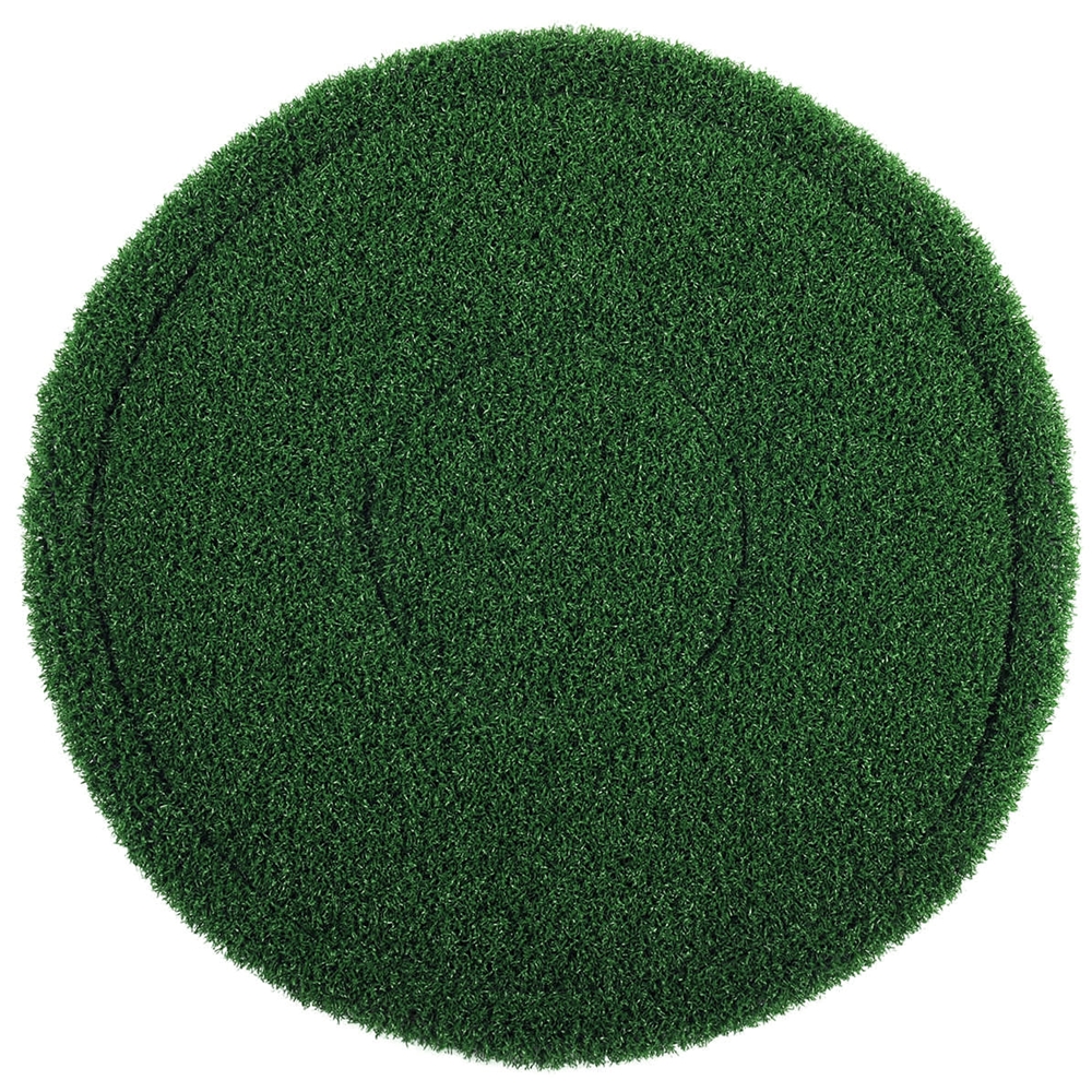Americo, TurfScrub, Round Floor Pad, 20", Turf Scrubbing, Green, each