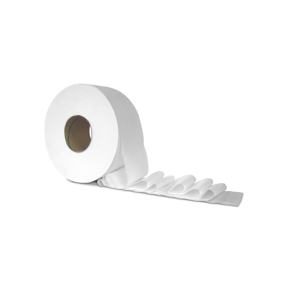 vonDrehle, Toilet Paper Roll, 1000 ft, White, 12 rolls per case, 1209, sold as case