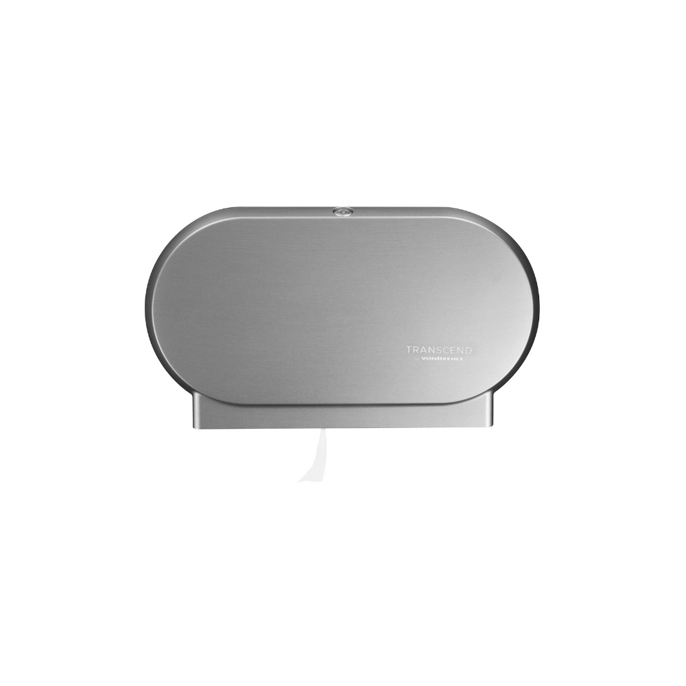 Marcal, Transcend, Twin Jumbo Toilet Paper Dispenser, SmartCore, Stainless, Each