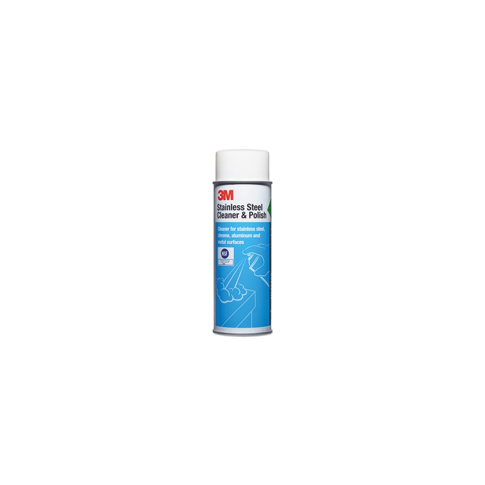 3M, Stainless Steel Cleaner, ready to use, 21 oz aerosol can, MIN14002, 12 per case, sold as can
