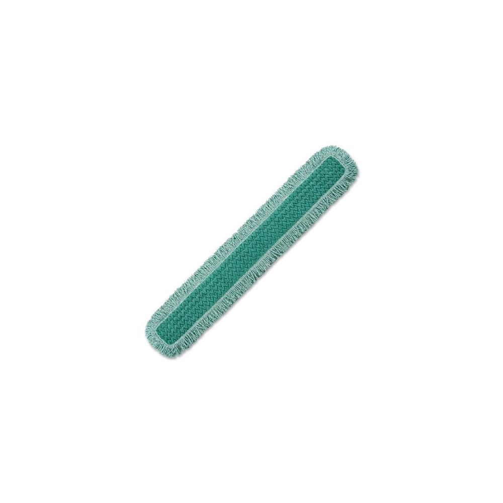 Rubbermaid, HYGEN Microfiber Dust Mop with Fringe, Green, 48 inch, RUBQ449GR, Sold as each.