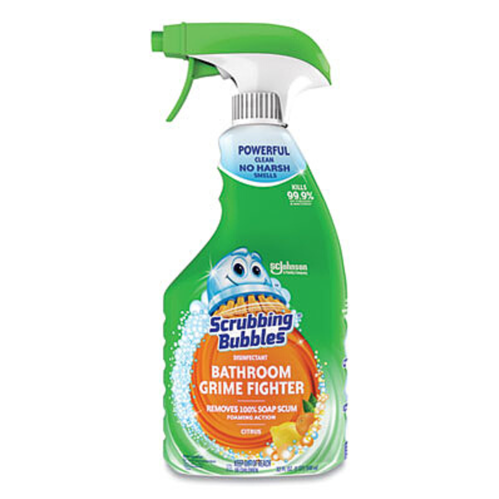 SC Johnson, Scrubbing Bubbles, Bathroom Grime Fighter, RTU Quart, SJN306111, Sold as each