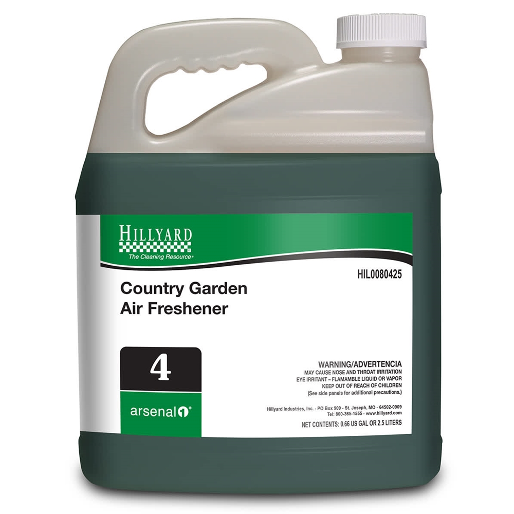 Hillyard, Arsenal One, Country Garden Air Freshener #4, 2.5 L, each