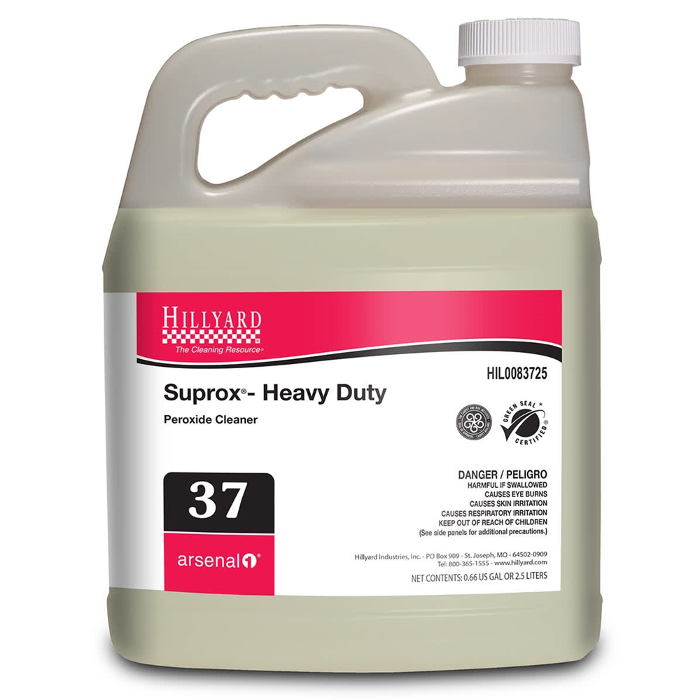 Hillyard, Arsenal One, Suprox - Heavy Duty Multi-Purpose Cleaner #37, Dilution Control, 2.5 Liter, HIL0083725, Sold as each.