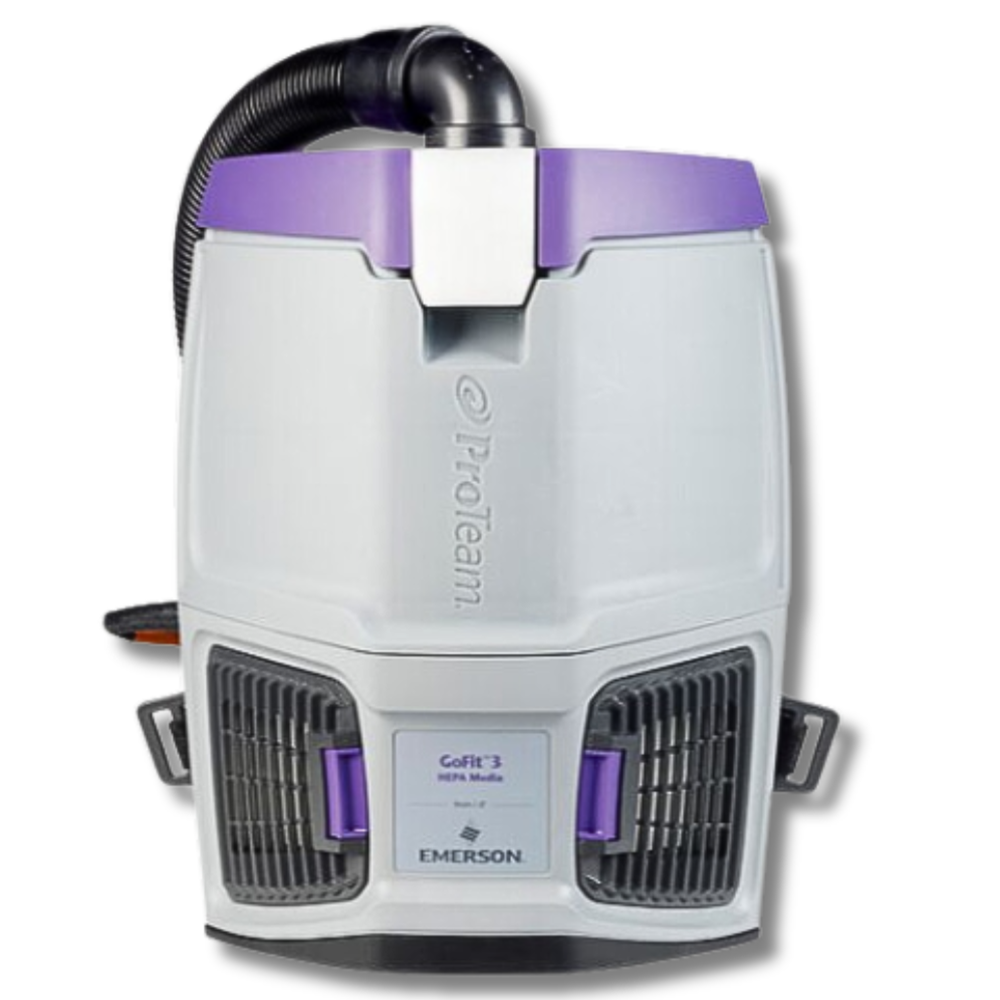 ProTeam, GoFit 3 Backpack Vacuum, with Xover Two-Piece Wand Tool, 107714