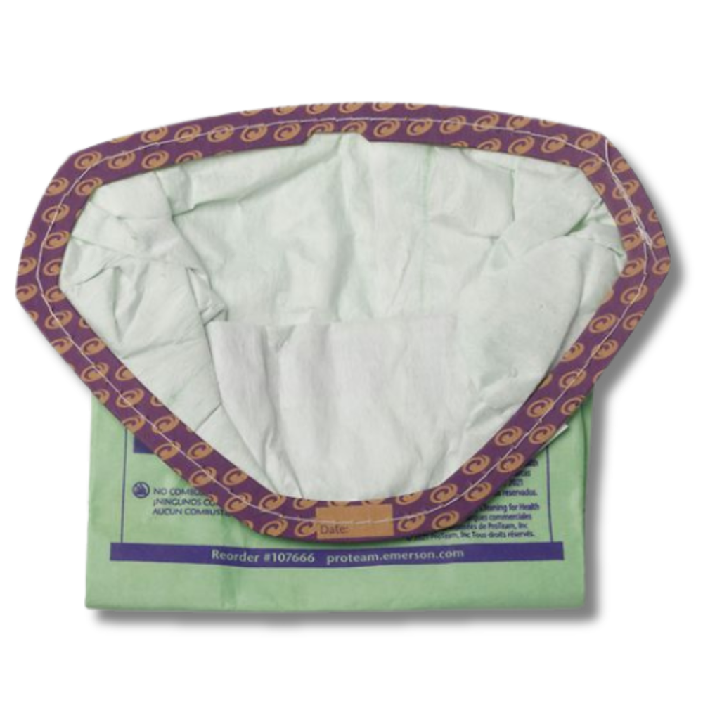 ProTeam, Open Collar, Micro Filter Bags, 107666, 3 Quart, 10 Per Pack