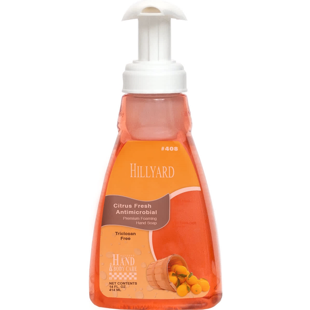 Hillyard, Citrus Antimicrobial Foam Soap, 14 oz, Citrus, each