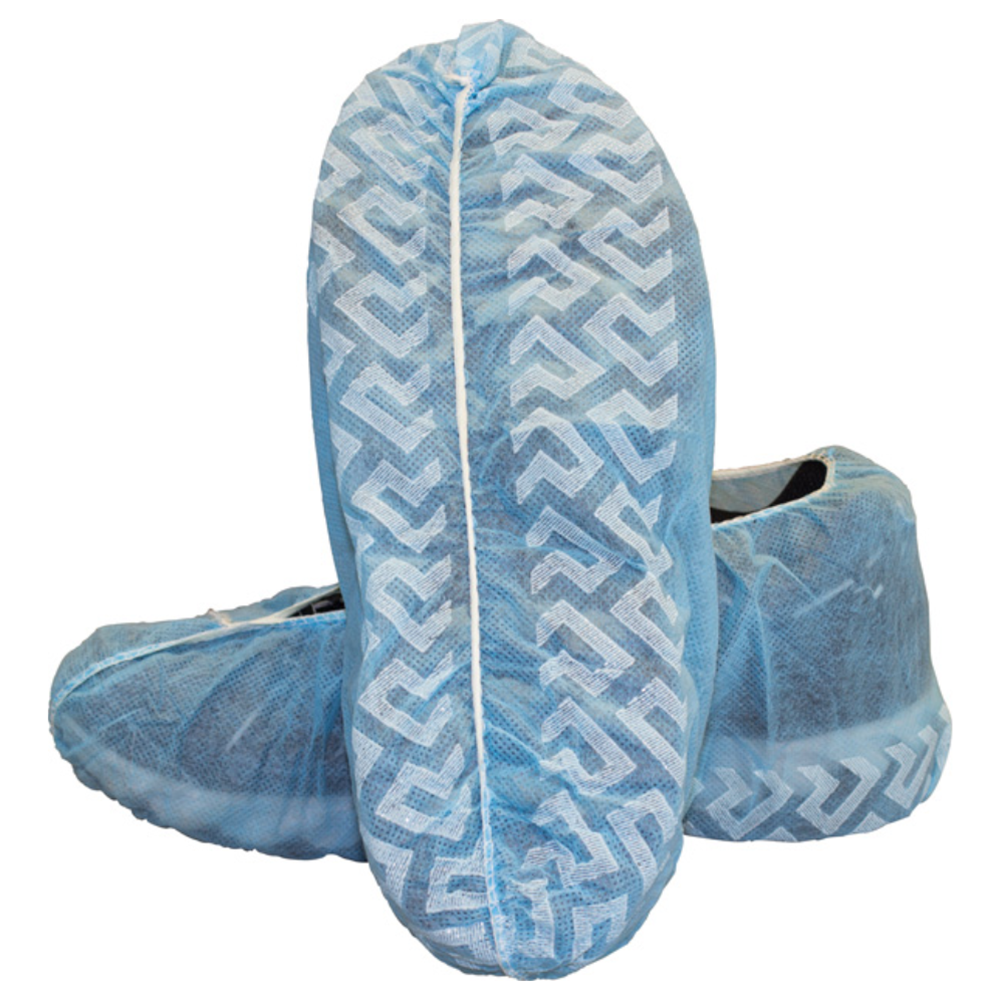 Impact, Safety Zone, Polypropylene Disposable Shoe Cover, Large, Blue, Case