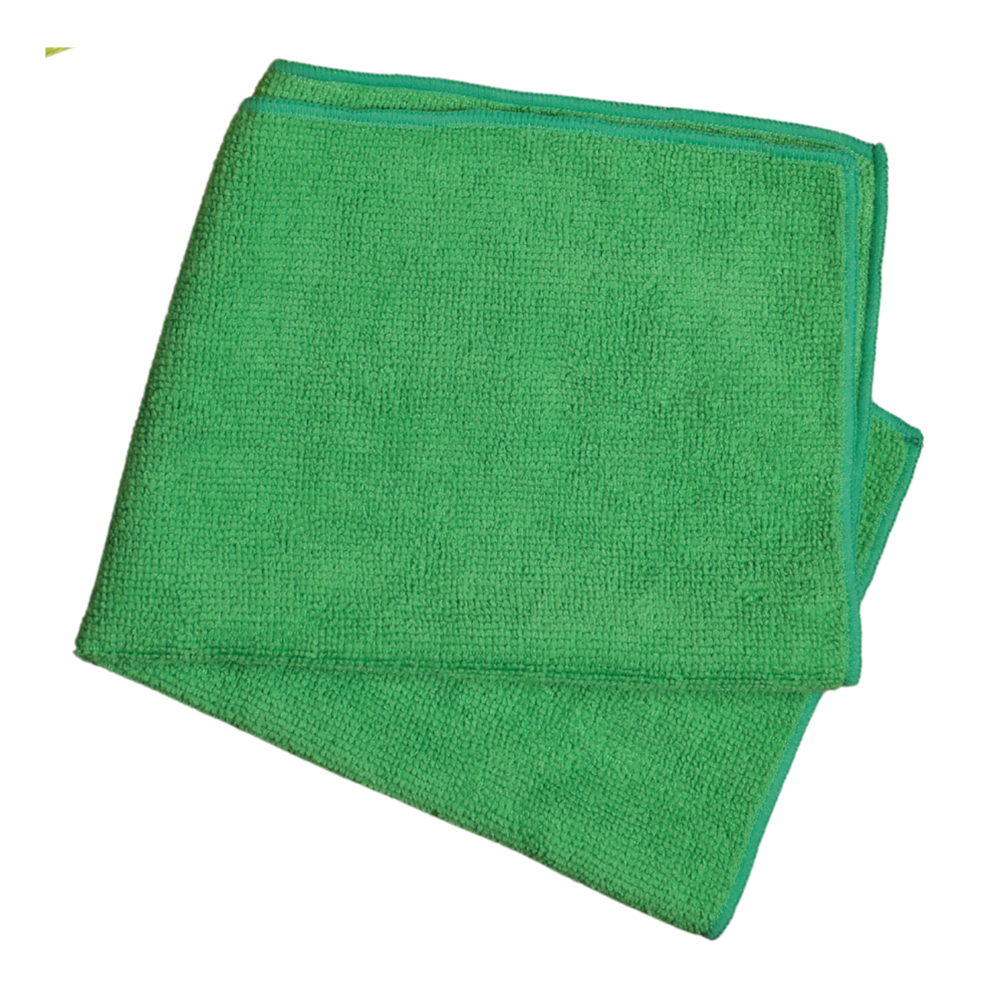 Golden Star, Lightweight Microfiber Cloths, 12"x12", Green, Each