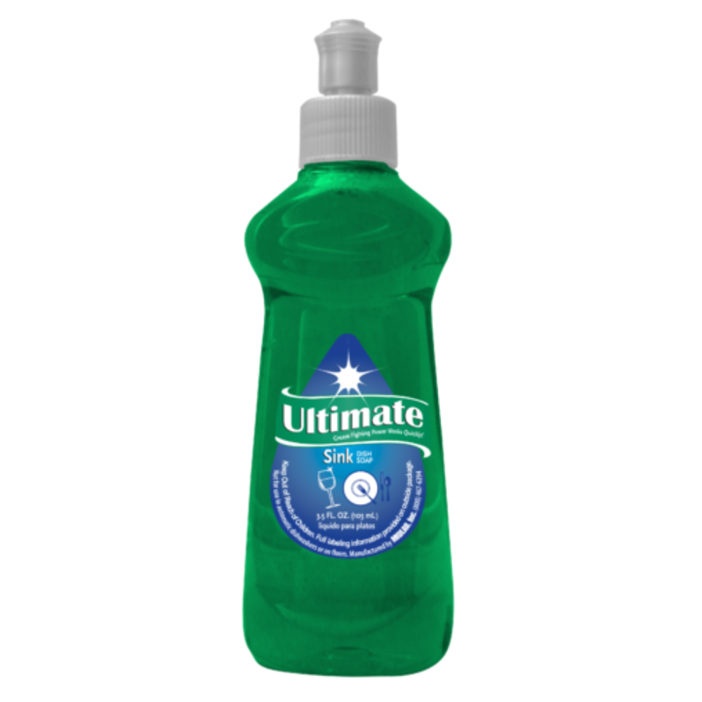 Midlab Maxim, Ultimate Sink, Dish Soap,  3.5 oz Bottles, 90 per Case