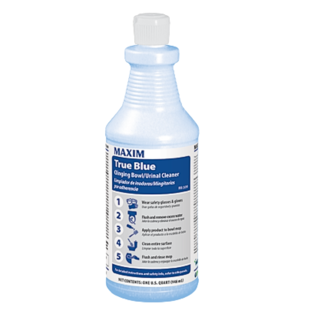Midlab Maxim, Ready To Use, True Blue Cling Bowl Cleaner, Case