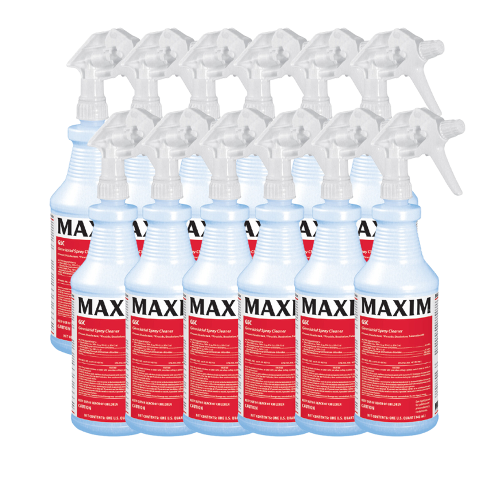 Midlab Maxim, Ready To Use, GSC Germicidal Spray Cleaner, Case