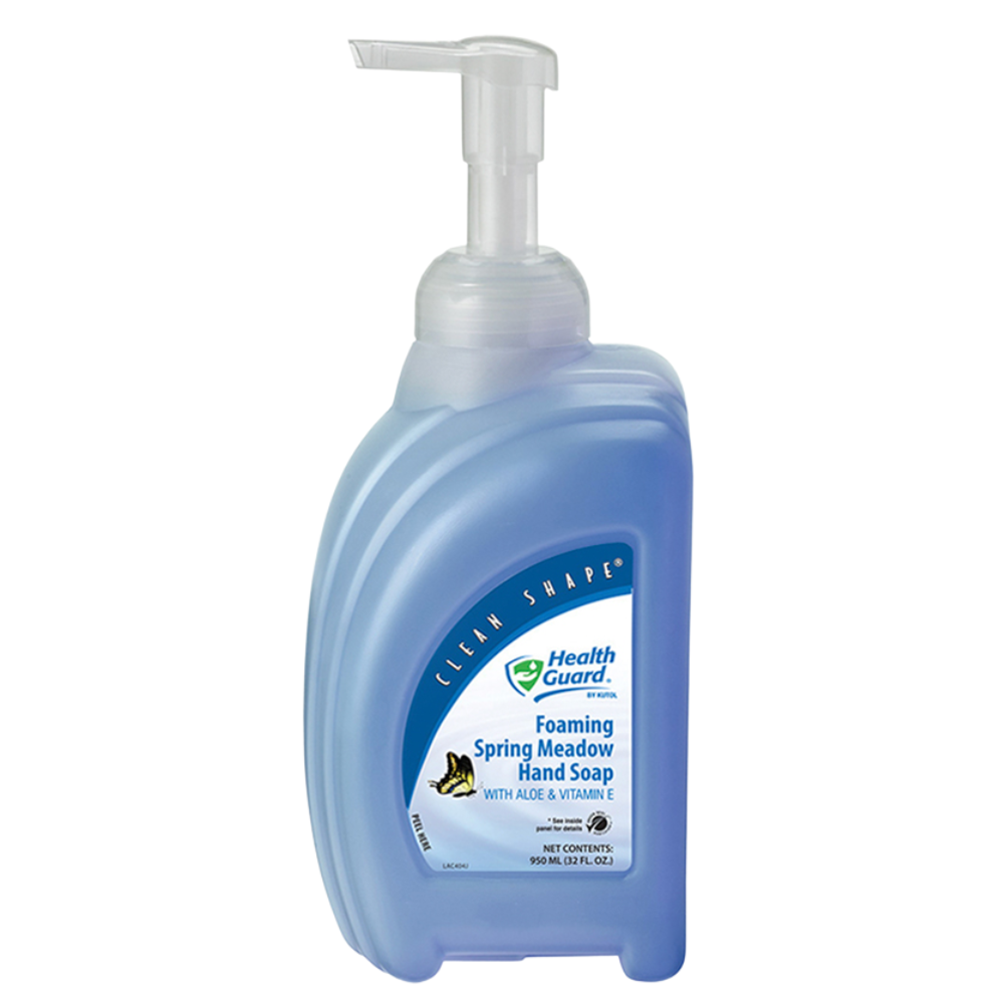 Kutol, Clean Shape, Foaming Luxury Soap, 950 mL, Spring Meadow, Case