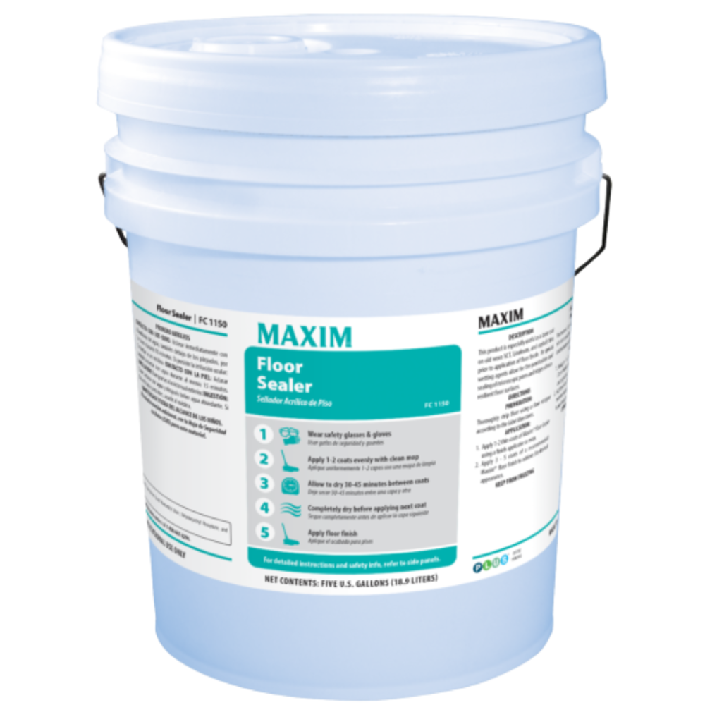 Midlab Maxim, Ready To Use, Floor Sealer, 5 Gal Pail, Ea