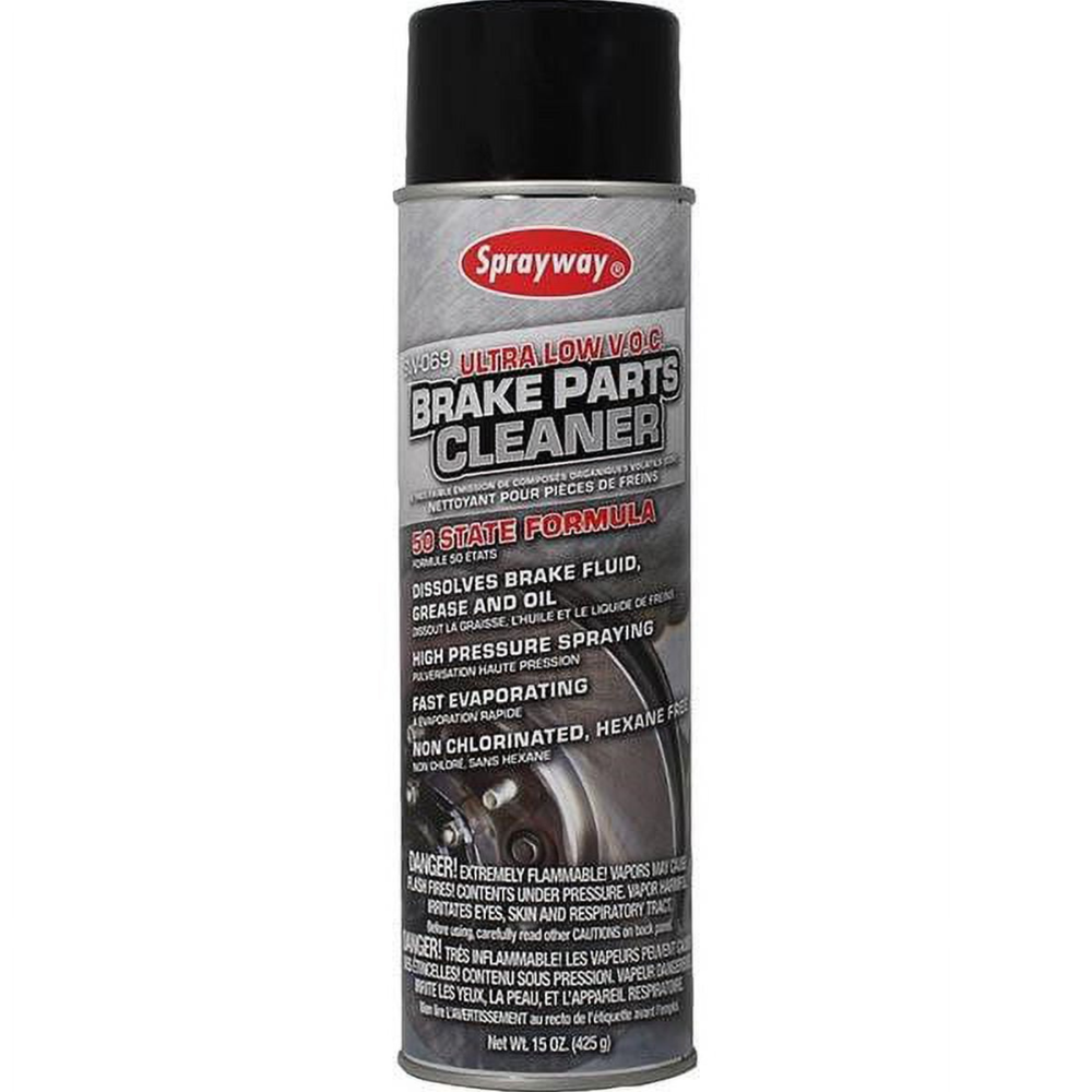 Sprayway Brake Parts Cleaner, non-chlorinated low-VOC formula