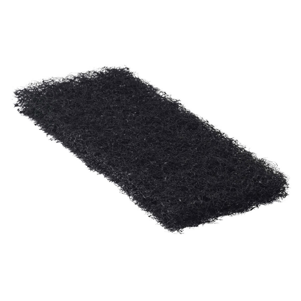 Hillyard, Heavy Duty Abrasive Utility Pad, Black, 5 Pads per Case