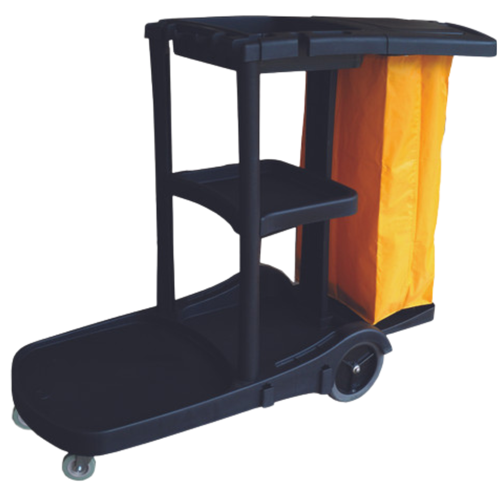 Golden Star, Janitorial Cart with heavy duty vinyl bag, 1 Cart
