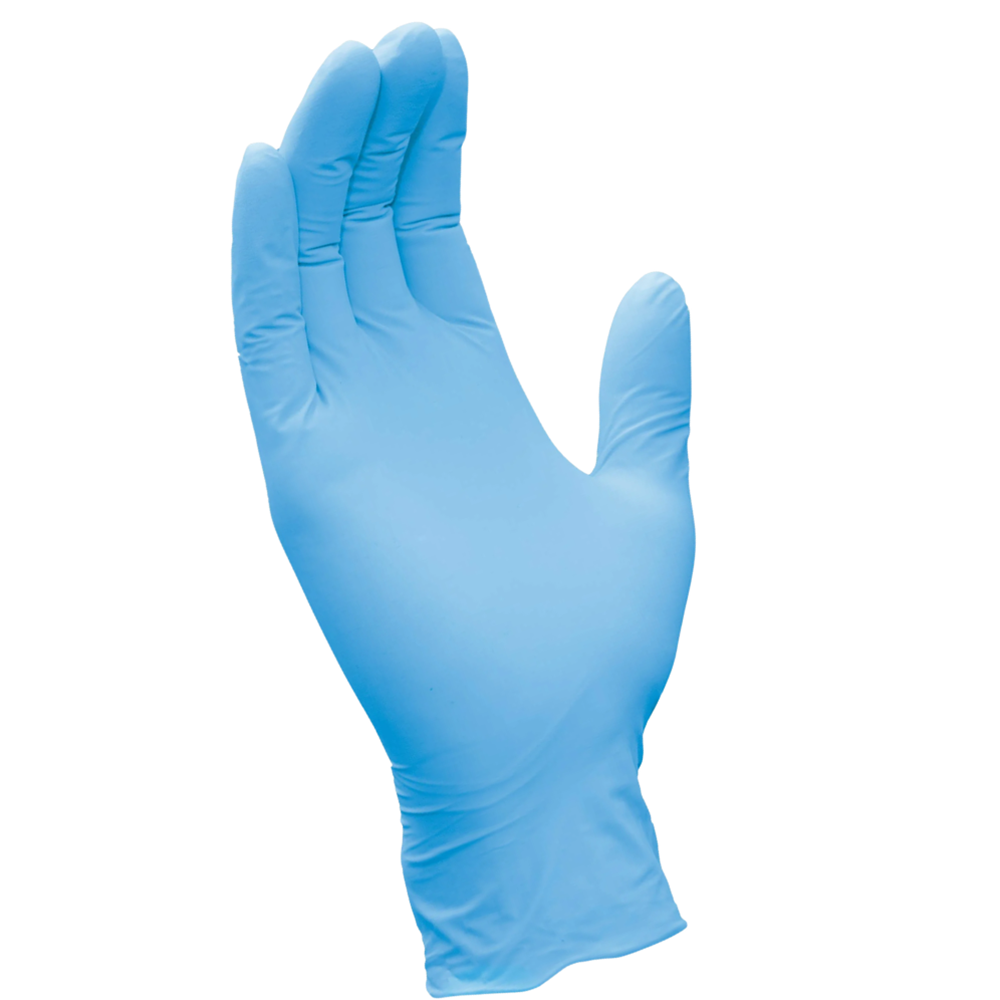 Raxwell, Nitrile, Exam Chemo Rated Gloves, Blue, Small, 4 Mil, 1 Box of 100