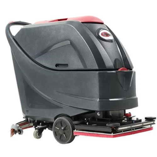 Viper AS6690T 26 Disc Walk-Behind Floor Scrubber Dryer, 22 Gallon, Traction-Drive, Pad Drivers, 33 Squeegee Assembly, 25 Amp Shelf Charger, No