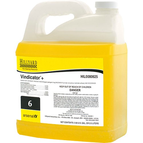 Hillyard, Arsenal One, Vindicator #6, Dilution Control, HIL0080625, Four 2.5 liter bottles per case, sold as One 2.5 liter bottl
