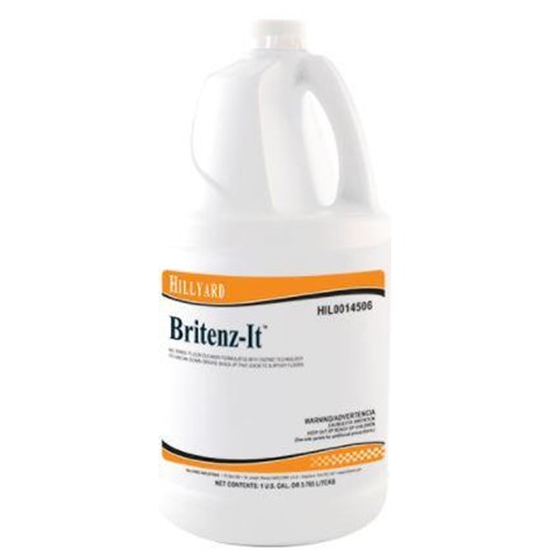 Hillyard, Britenz-It, No rinse enzyme Floor Cleaner, Concentrated gallon, HIL0014506, 4 gallons per case, sold as 1 gallon