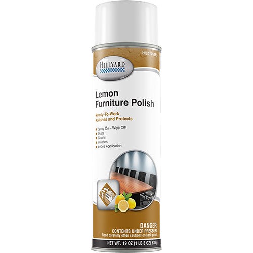 Hillyard, Aerosol, Lemon Furniture Polish, 19 oz, each