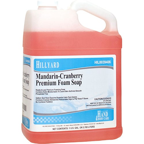 Hillyard, Premium Mandarin-Cranberry Foam Soap, HIL0039406, 780458002473